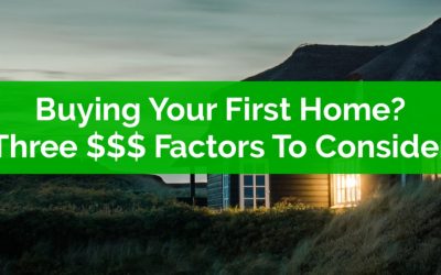 Three Important Financial Factors To Consider When Buying Your First Home